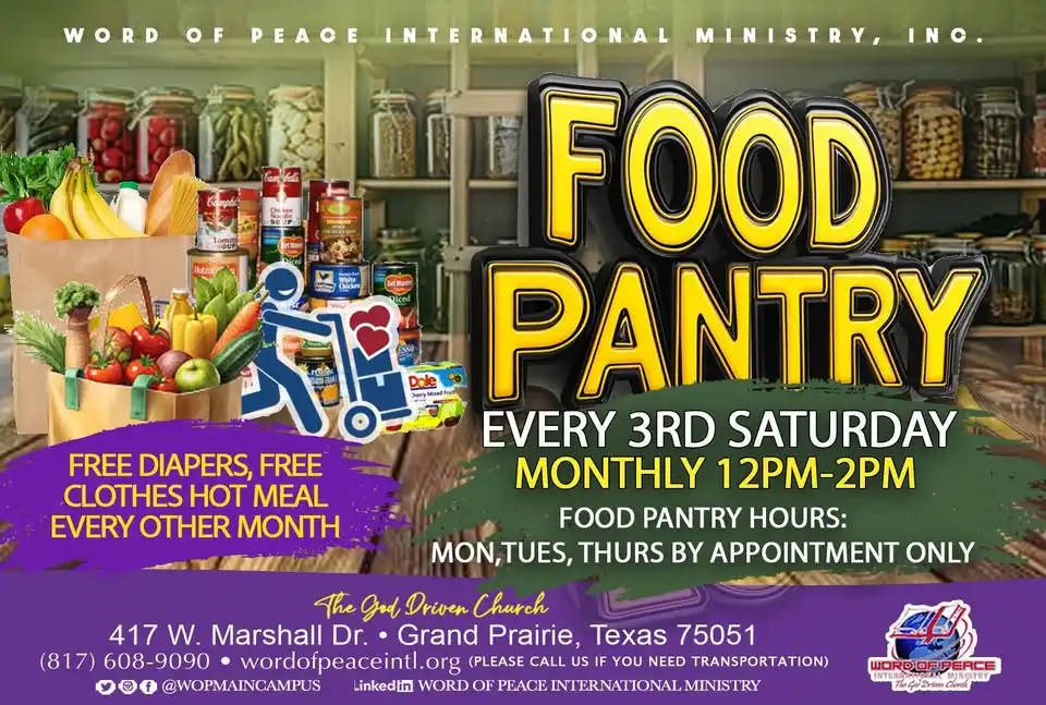 Monthy Drive-thru Food Pantry