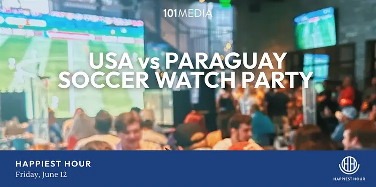 USA vs Paraguay Soccer Game Watch Party at Happiest Hour