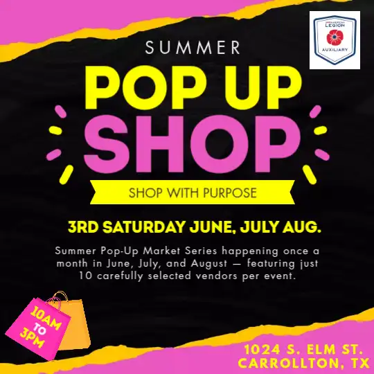 Summer Pop-Up Market at Post 597