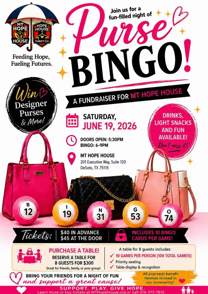 Purse Bingo Night🥂✨👛